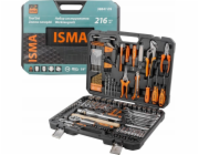 Sada nářadí Isma Sada nářadí 216 ks. 1/4 a 1/2 (6stranné)