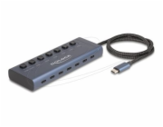 Delock - Rozbocovac - 6 x USB-C + 1 x USB-C (napájení) - desktop
