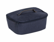 Reisenthel Coolerbag M pocket herringbone dark blue