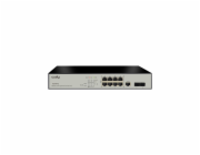 Cudy GS2008PS2 síťový přepínač Řízený L2 Gigabit Ethernet (10/100/1000) Podpora napájení po Ethernetu (PoE) Černá