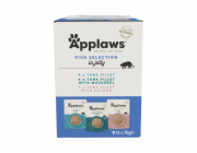 APPLAWS Fish selection multipack in broth - mokré krmivo pro kočky - 12x70g