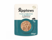 APPLAWS Tuna Fillet with Mackerel in Jelly - mokré krmivo pro kočky - 70g