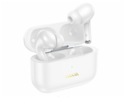 Hoco EW56 Plus Generoso Bezdrátová sluchátka do uší pro hovory/hudbu Bluetooth Bílá