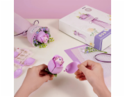 RoboTime 3D skládačka Fialová růže