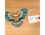 RoboTime Dřevěné puzzle Sova