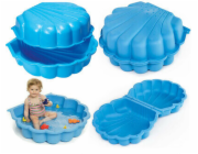 Pískoviště mušle písek/voda Paradiso Toys dvoudílné