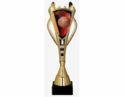 Zlatý plastový pohár Victoria Sport - BASKETBAL