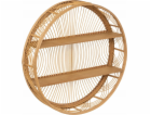 Nástěnná police Atmosphera Round Ina z bambusového dřeva,...