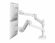ERGOTRON LX Pro Dual Stacking Arm, stolní dvouramenný držák pro 2 monitry, bílá