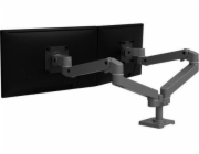ERGOTRON LX Pro Dual Side-by-Side Arm , stolní dvouramenný držák pro 2 monitry, šedá