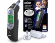Braun IRT 6520 ThermoScan 7 bezdotykový teploměr, digitální, ušní, paměť na 9 měření, černá