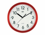 Hodiny Trevi, OM 3301/Red, nástěnné, průměr 25 cm, silent quartz, 1xAA baterie