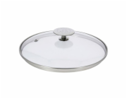Poklice de Buyer, 3429.14, skleněná poklička, průměr 14 cm, nerez hrany