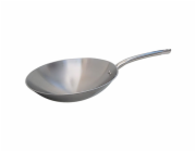 WOK pánev de Buyer, 3122.36, WOK, průměr 36 cm, dutá trubkovitá rukojeť, nerezová ocel, vhodné pro indukci, výroba ve Francii