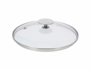 Poklice de Buyer, 3429.20, skleněná poklička, průměr 20 cm, nerez hrany