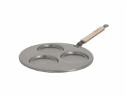 Pánev na lívance de Buyer, 5712.03, Mineral B BOIS, ocel, 3 lívance, průměr 27 cm
