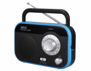 Rádio AKAI, PR003A-410, AM/FM, černá, 1 W RMS