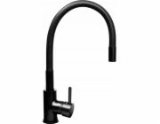 Kuchyňská baterie Pyramis Flessi Volcano Matte Black