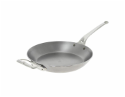 Ocelová pánev de Buyer, 5680.32, MINERAL B PRO, ocel, nerez rukojeť a ouško, 32 cm