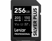 Karta Lexar Professional Silver Plus SDXC 256 GB Class 10 UHS-I/U3 V30 (LSDSIPL256G-BNNNG)
