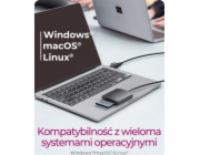 IcyBox Čtečka karet CF, TF, SD, microSD, Type-C+A, IB-CR302-CU3
