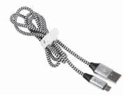 Tracer USB-A - microUSB USB kabel 1 m černý (TRAKBK46928)