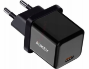 AUKEY SÍŤOVÁ NABÍJEČKA PD 20W, MINI, ČERNÁ