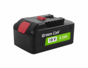Zelená baterie pro elektrické nářadí Bosch 18V 8Ah Náhradní baterie GBA1600A016GK