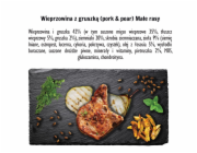 PAKA ZWIERZAKA Pork with pear S - suché krmivo pro psy - 1,5kg