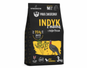 PAKA ZWIERZAKA Turkey with raspberry M - suché krmivo pro psy - 3kg