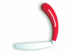 Curved knife for people with rheumatism