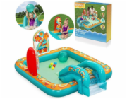 Bestway Nafukovací hřiště RETRO Slide + sprinkler + míče 53164