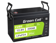 Green Cell CUBE LiFePO4 baterie 200Ah 12,8V 2560Wh solární baterie pro karavany, solární panely, off-grid systém, foodtruck