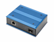 DIGITUS Průmyslový gigabitový ethernetový mediální konvertor, SFP SFP otevřený slot, bez SFP modulu