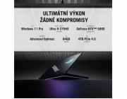 ASUS ROG Strix SCAR 16-Ultra 9 Processor 275HX/64GB/2TB SSD/RTX 5080 16GB/16"/2,5K/miniLED/240Hz/2y PUR/WIn 11 Pro/černá