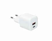 Solight USB-C + USB-A fast charger GaN 20W PD