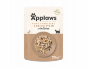 APPLAWS Chicken breast with wild rice in broth - mokré krmivo pro kočky - 70g