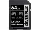Lexar paměťová karta 64GB Professional SILVER PLUS SDXC™ ...