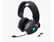 DELL bezdrátová náhlavní souprava  AW725H/ Wireless gaming Tri - mode Headset/ sluchátka + mikrofon/ černá