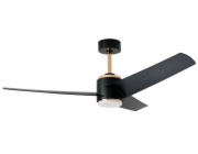IMMAX NEO LITE BEAUTY SMART LED stropní svítidlo s ventilátorem 18W, Wi-Fi, TUYA, růžové zlato-černé