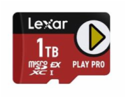 Lexar paměťová karta 256GB PLAY Pro microSDXC™ Express 7, čtení/zápis 900/600 MB/s
