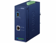 Planet IXT-900-1X1T průmyslový konvertor 1x 10G Base-T / SFP+ 10GBase-X, IP40, -40~75°C, dual power, SNMP