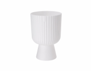 Květináč Forma Plast KELI MIKA 5125-011, O 17,8 cm, bílá