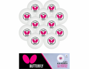 Butterfly Míčky na stolní tenis bílé - 12 ks.
