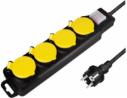LogiLink LogiLink 4-zásuvková napájecí lišta IP44 1,5m