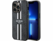 Guess Pouzdro Guess GUHMP14XP4RPSK Apple iPhone 14 Pro Max černé/černé pevné pouzdro 4G s potiskem pruhů MagSafe