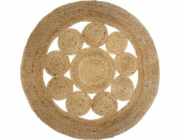 Atmosphera Kulatý jutový koberec s krajkou 80 cm