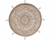 Atmosphera Moderní koberec béžový, jutový, kruhový koberec