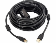 MicroConnect Kabel USB USB-A - USB-B 20 m černý (USBAB20B-ACTIVE)