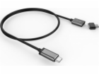 LMP Kabel USB-C - USB-C, 3 m, černý (magnetický bezpečnos...